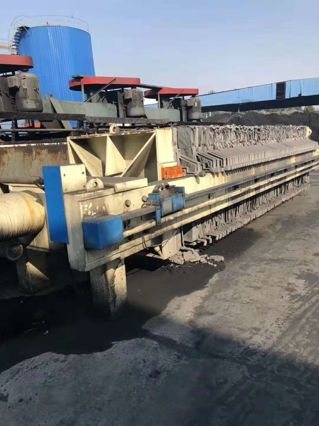 二手壓濾機出售壓濾機 300平方隔膜壓濾機 200平方全自動隔膜壓濾機