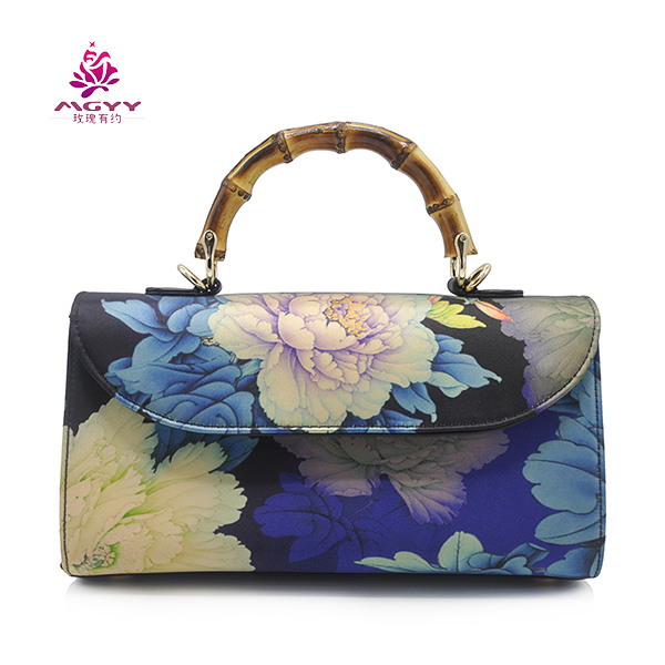 絲綢手提包,絲綢單肩包,品牌女包玫瑰有約