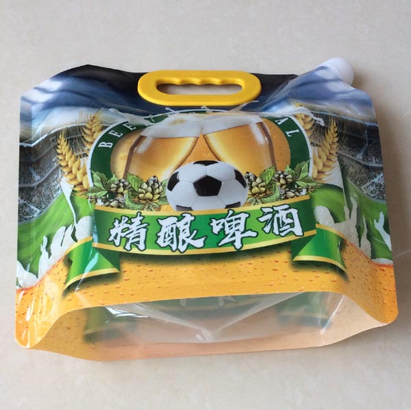 精釀啤酒吸嘴站立包裝袋糯米水酒包裝袋廠家印制