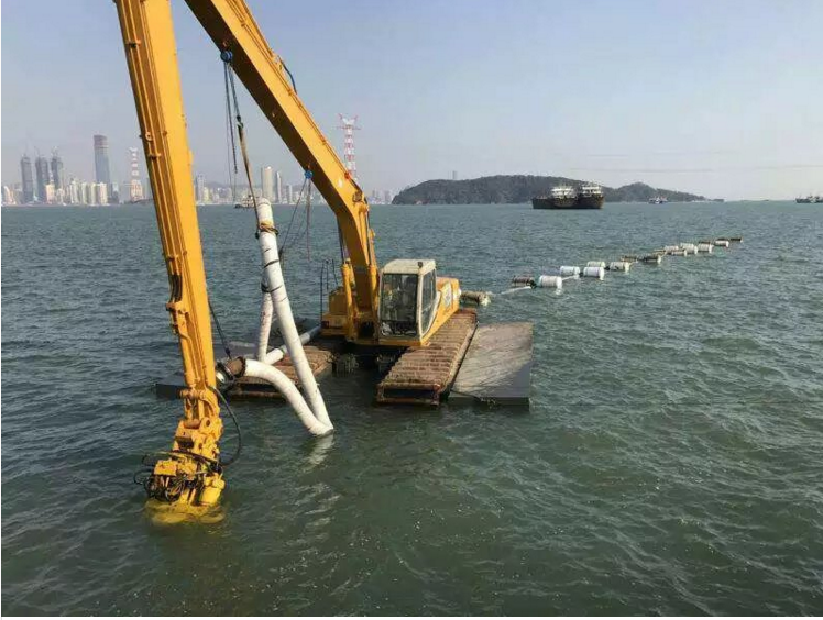 抽沙造池砂石泵 挖掘機(jī)改裝吊桿推進(jìn)器沙漿泵