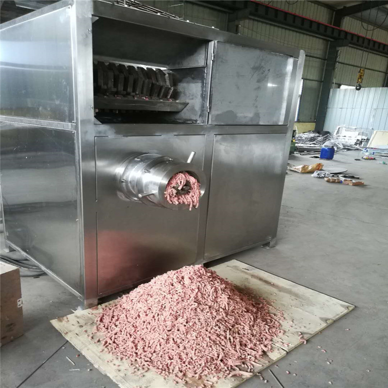 諸城鼎益專業(yè)生產(chǎn)凍肉破碎絞肉一體機(jī) 大產(chǎn)量凍肉盤、魚盤破碎絞肉設(shè)備