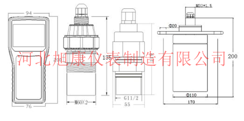 XK手持式防爆超聲波液位計 便攜式超聲波物位計 超聲波水位計
