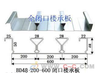 天津《乾浦》1.2厚的樓承板YXB48-200-600生產廠家，價好質優(yōu)