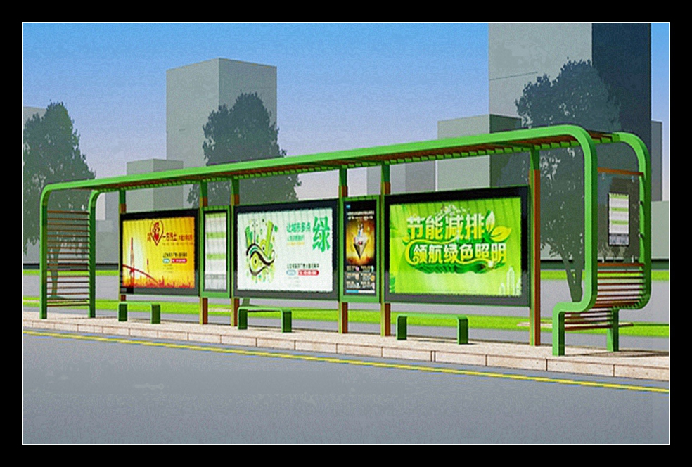 候車亭、公交站臺(tái)、公交車候車亭、廣告燈箱設(shè)計(jì)生產(chǎn)制作
