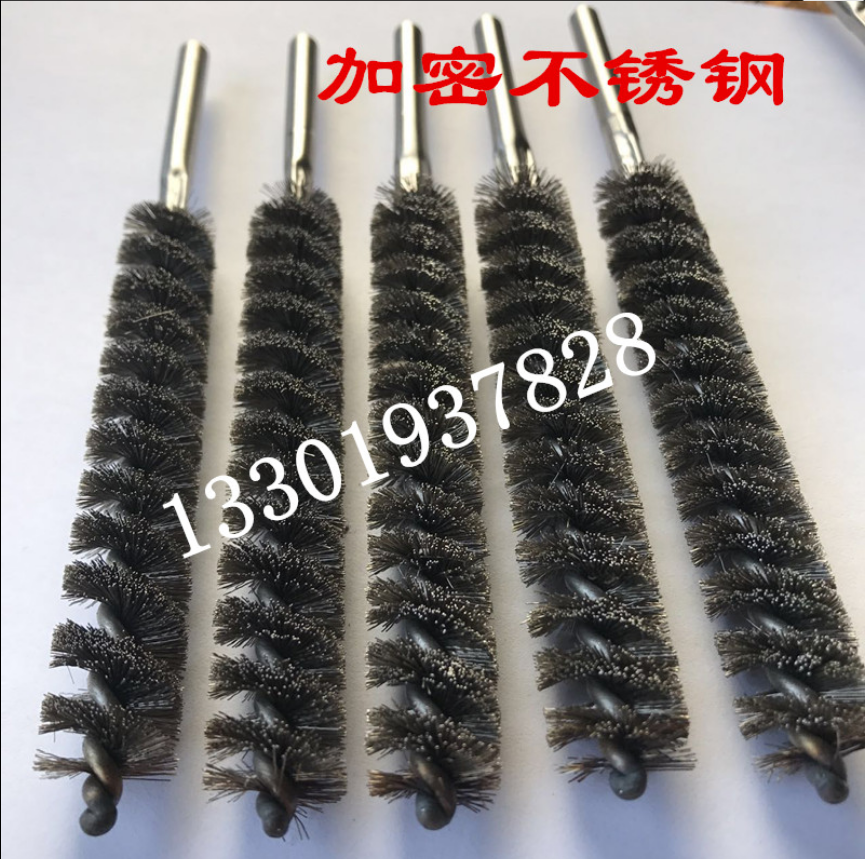 帶螺紋尼龍刷 冷凝器清洗刷 銅管清洗刷  12 14  16  19  22 25  工業(yè)清洗毛刷