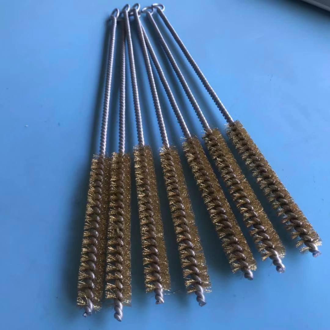 廠家直銷 鋼絲管道刷 銅絲刷 除鋼絲管道刷 銅絲刷 除銹 訂做非標(biāo)