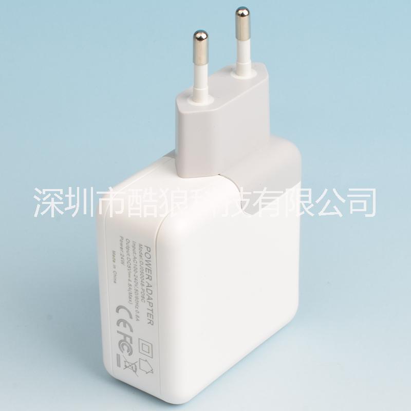 5V4.8A USB手機(jī)充電器 4口USB智能旅行充電器 歐規(guī)USB充電器 智能識別充電器
