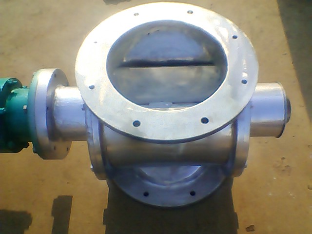 定做圓口鏈?zhǔn)讲讳P鋼卸料器 昶旭直銷電動卸料閥