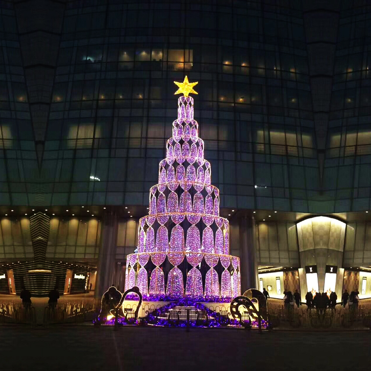 圣誕節(jié)裝飾豪華戶外定制圣誕樹 豪華圣誕樹大型圣誕樹戶外圣誕樹