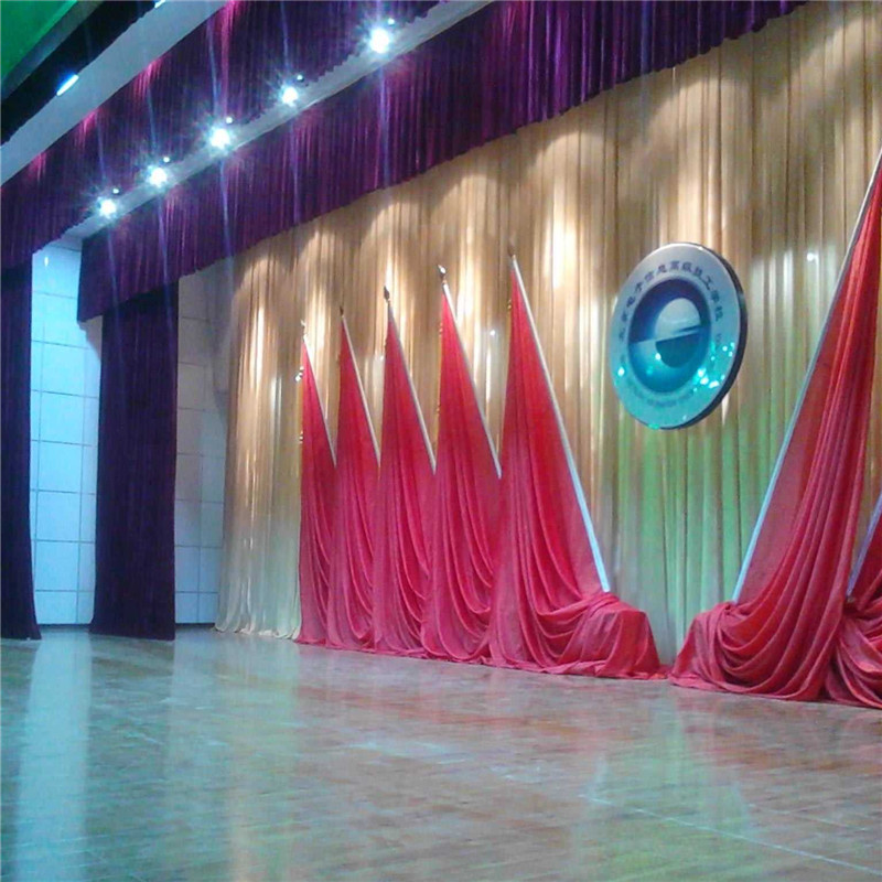 山東省升降舞臺幕布濟南市防火舞臺幕布阻燃舞臺幕布