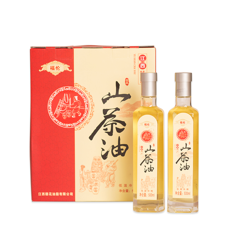 江西特產(chǎn)福倫禮盒裝1L山茶油團購批發(fā)