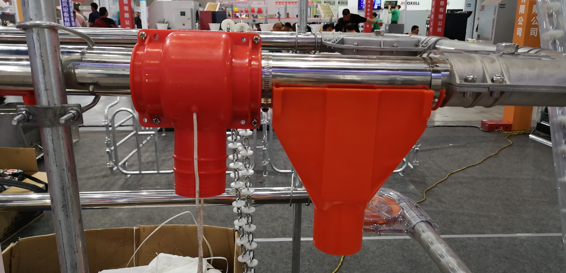 下料三通豬舍料線設(shè)備配件三通下料料線三通開關(guān)全自動料線三通開關(guān)配件