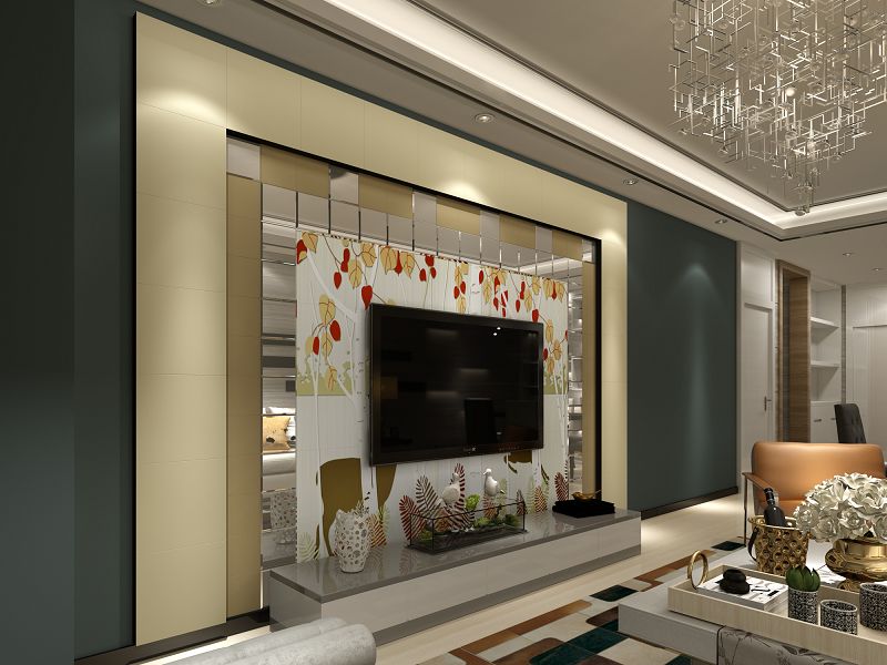 供應(yīng)  凱爾頓普斯 電視背景墻 迷霧森林 客廳背景墻 3d電視墻廠家包郵