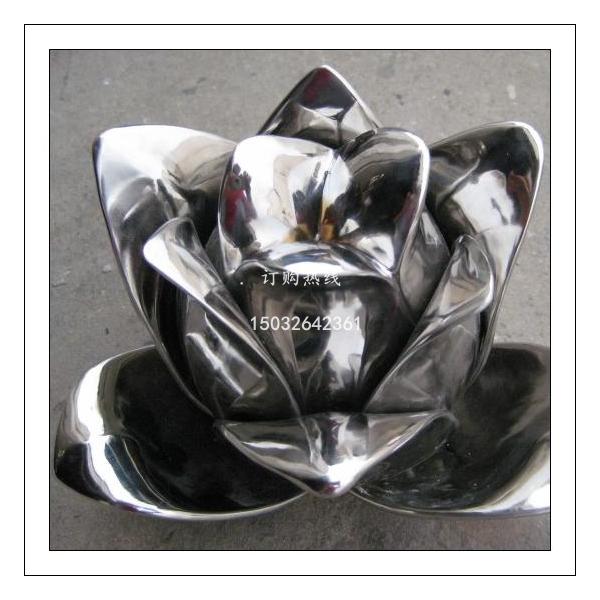 蓮花雕塑廠家 室外景觀雕塑 不銹鋼手工鍛造雕塑