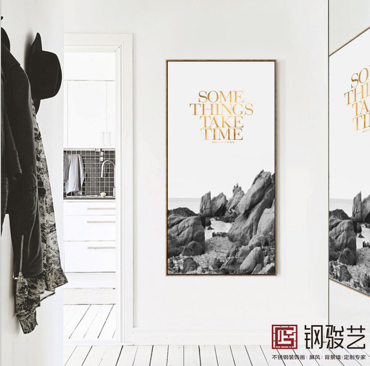 現(xiàn)代簡(jiǎn)約不銹鋼裝飾畫 客廳簡(jiǎn)約不銹鋼掛畫 臥室不銹鋼壁畫