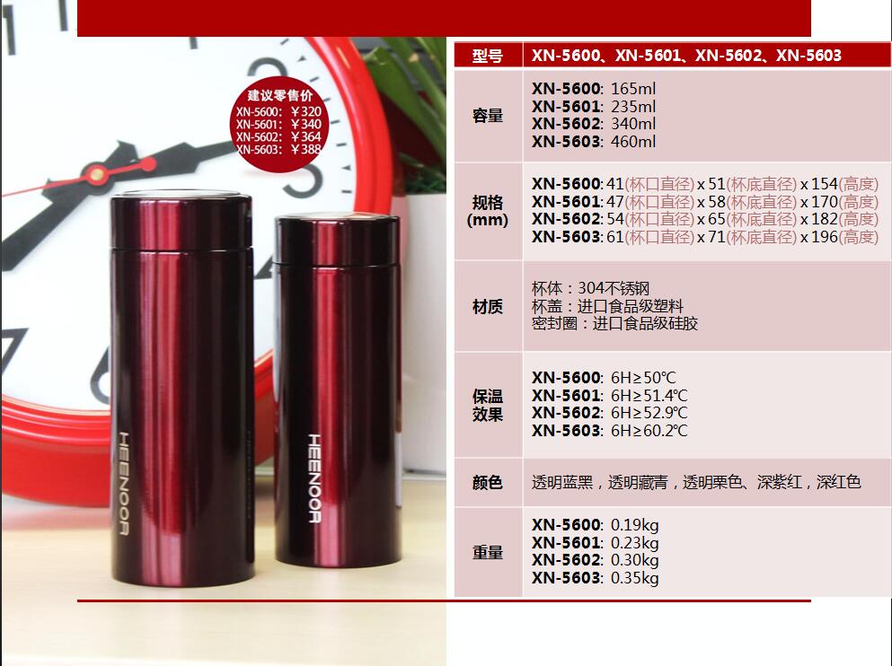 合肥希諾杯保溫杯團(tuán)購代理商  溫暖給你愛的人