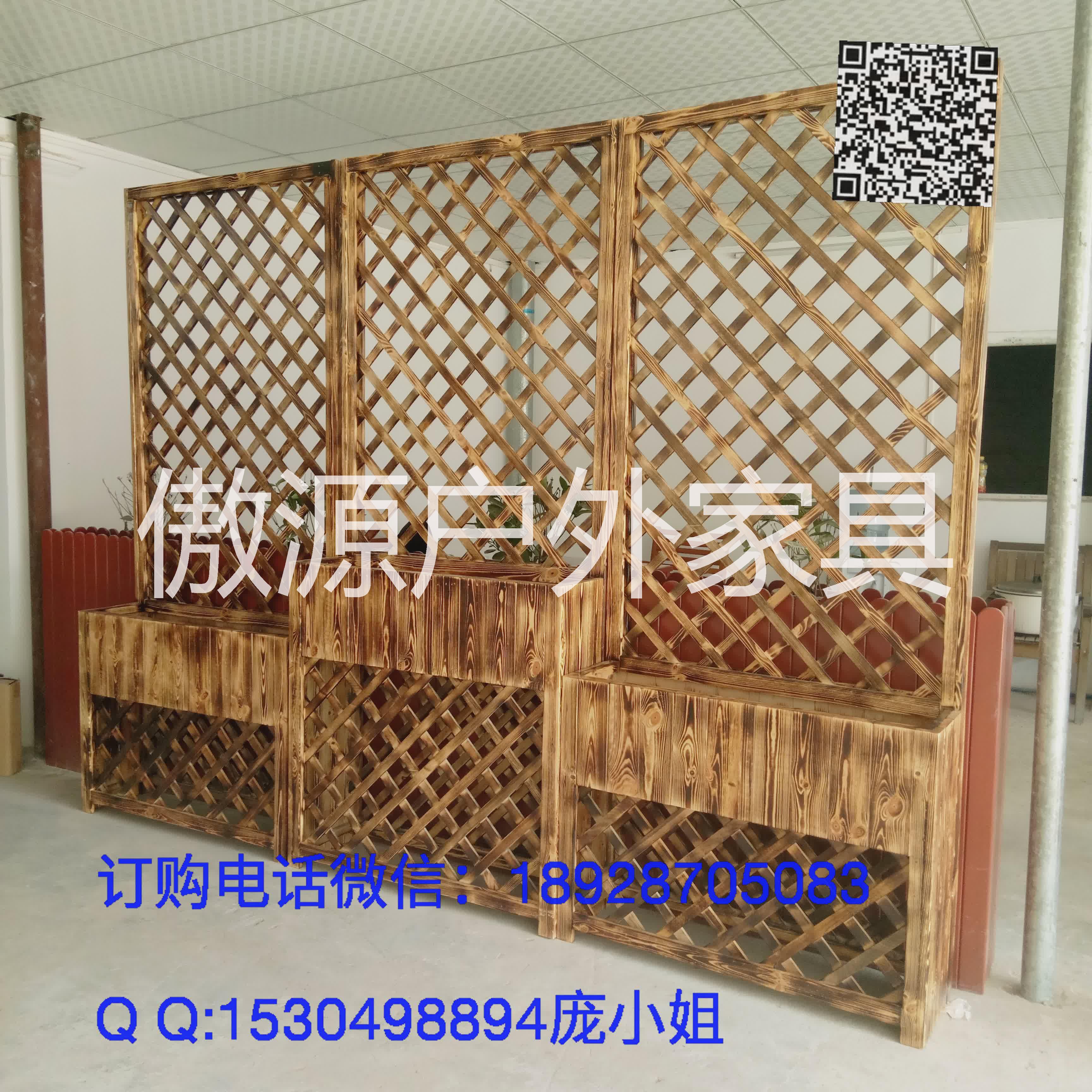 戶外園林景觀 實(shí)木花箱 防腐木花箱 戶外網(wǎng)格花箱