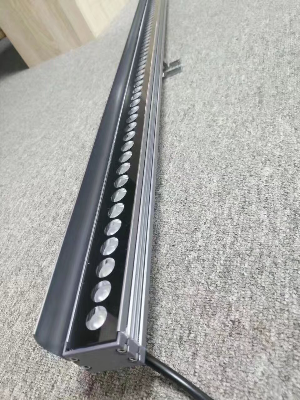 LED帶遮光板線條燈單色七彩洗墻DC24V戶外防水DMX512控制廠家