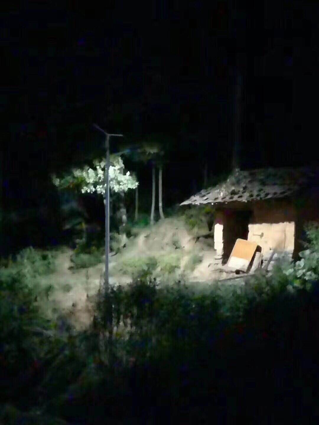 福建莆田安裝了6米太陽能星辰號路燈效果非常好價格公道