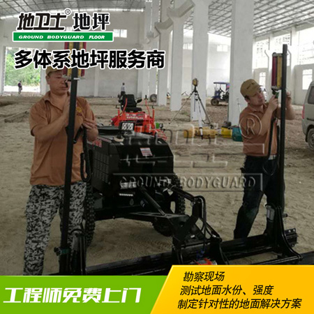 戶外停車場地面搗平/物業(yè)水泥地面攤鋪合作/花都九江水泥漿自動化抹平/超平地坪施工廠家