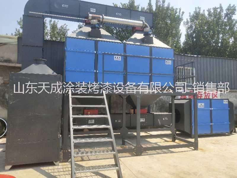 活性炭吸附濃縮催化燃燒自燃廢氣中的污染物