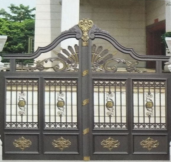 廠家定制 鋁藝庭院 別墅院子大門 鋁合金多樣式大門 鋁藝庭院大門|別墅大門|別墅門|庭院門|別墅庭院大門