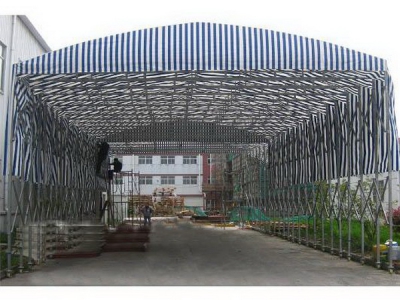 福建推拉棚 移動(dòng)推拉棚 室外移動(dòng)汽車遮陽篷 折疊篷戶外推拉篷