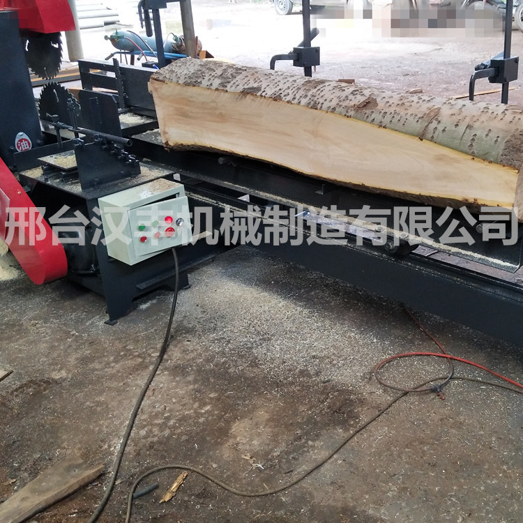 漢豐木材加工設(shè)備圓木推臺鋸 圓木開板機(jī)