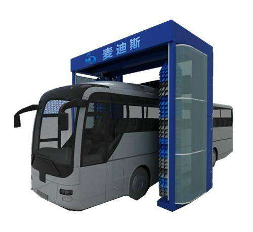 供應(yīng)河南洗車機(jī)廠家 麥迪斯中巴客車全自動(dòng)洗車大巴式往復(fù)洗車機(jī)