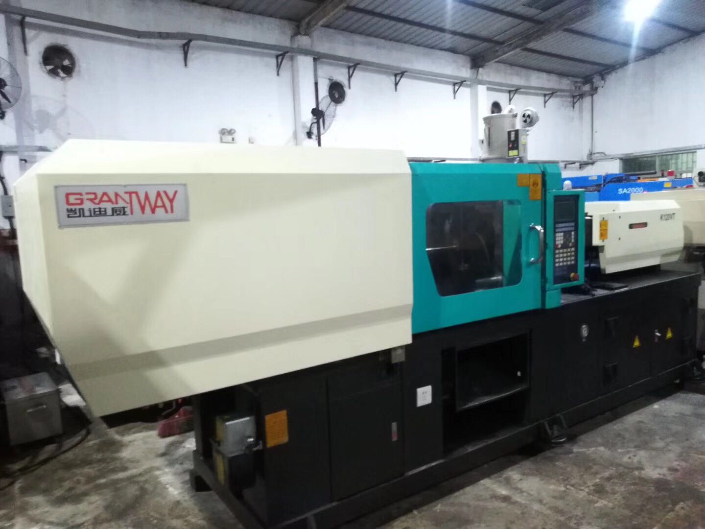 凱迪威K120VT變量泵注塑機2016年機況如新靚機二手注塑機供應(yīng)貨源便宜出售