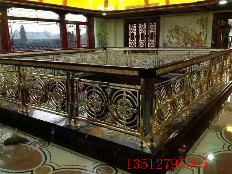 奉化市來圖制作銅藝樓梯扶手 優(yōu)質(zhì)銅樓梯護(hù)欄溢升制作