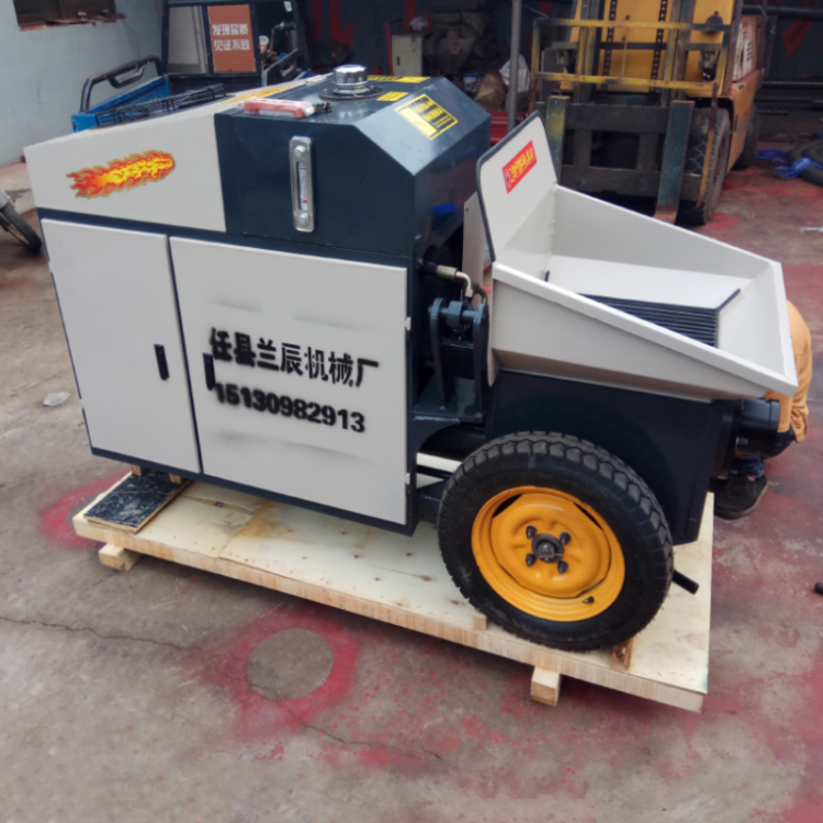 臥式二次構造柱泵 細石混凝土澆筑泵 二次結構細石上料機 臥式二次構造柱泵廠家直銷