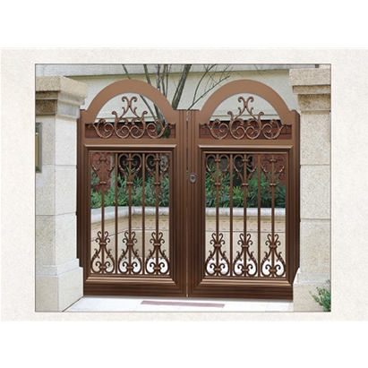 鑄鋁門別墅大門 鑄鋁門別墅大門安裝 太空鋁庭院門