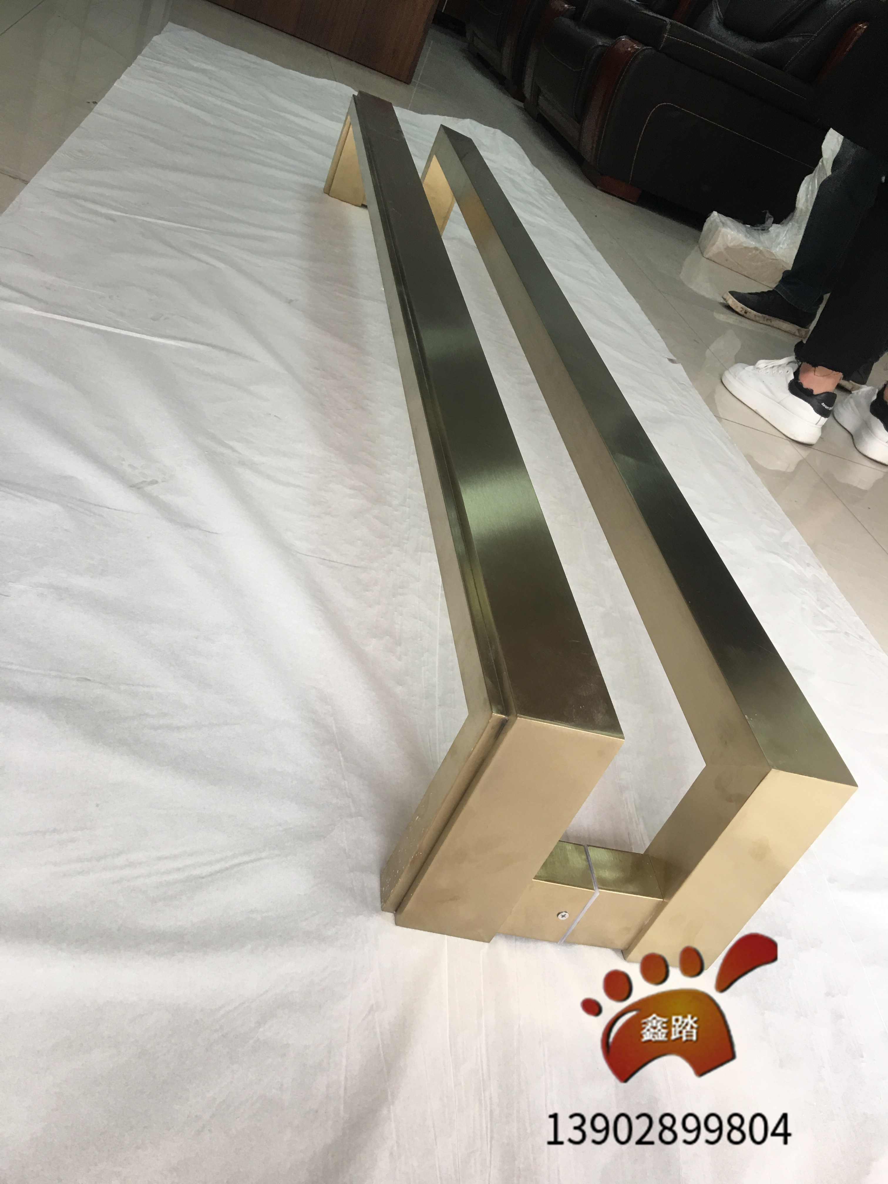 2019火爆款大門拉手 拉絲鈦金不銹鋼