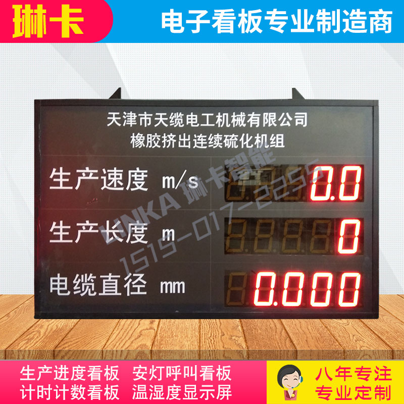 琳卡智能生產(chǎn)狀態(tài)電子看板LED參數(shù)采集器顯示屏狀態(tài)電子看板 琳卡智能生產(chǎn)狀態(tài)電子看板