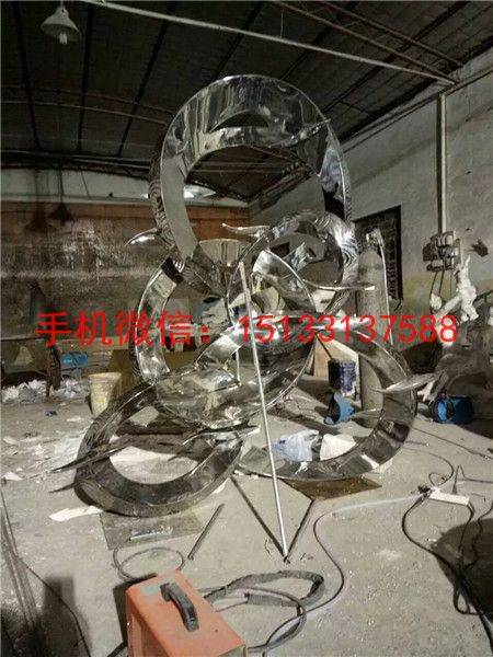 不銹鋼鍍鈦景觀雕塑，園林景觀鍍鈦雕塑 不銹鋼雕塑廠家