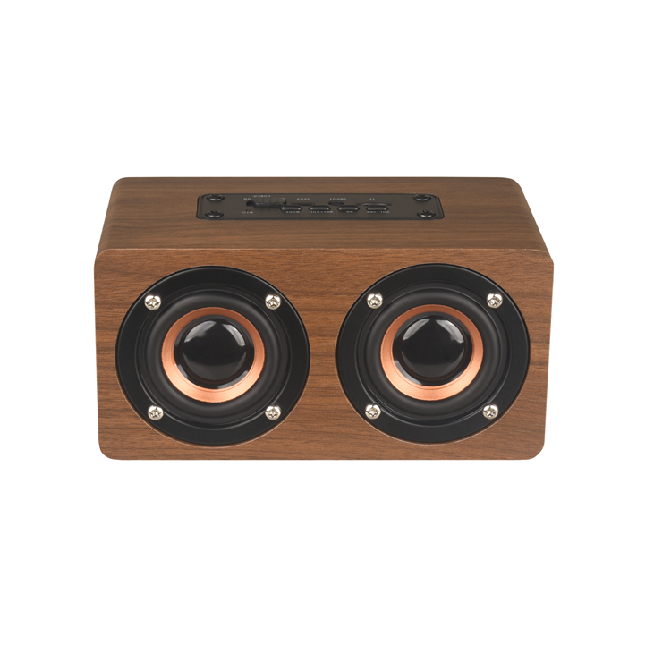 木質(zhì)LED鬧鐘藍(lán)牙音箱