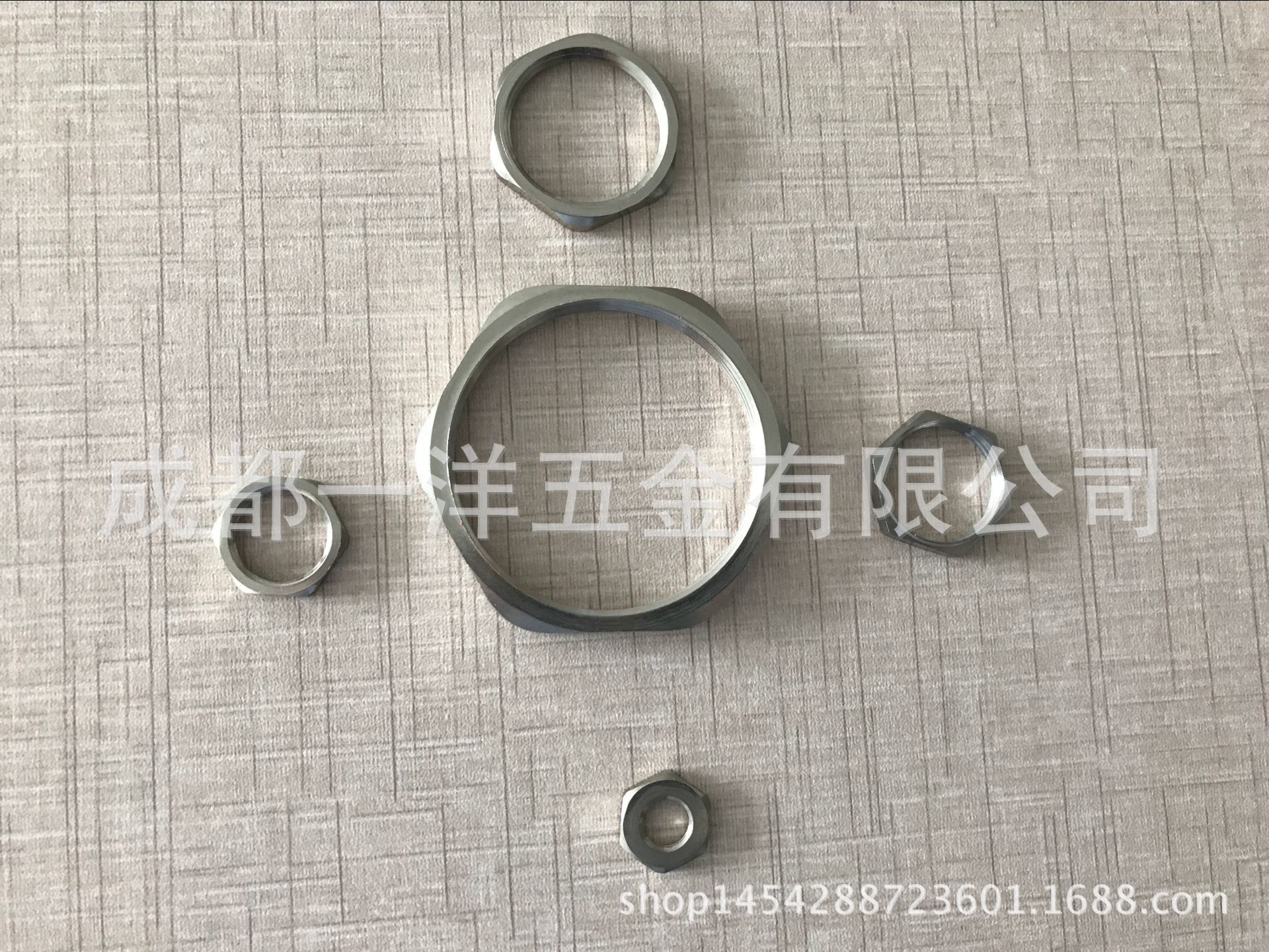 銅、鐵、不銹鋼、鋅合金接頭配件 鎖緊螺母 成都一洋五金專業(yè)加工 鎖母，太陽帽