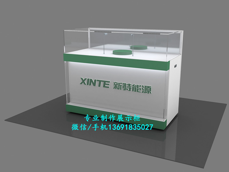 深圳制作玻璃矮柜｜旋轉(zhuǎn)玻璃展柜