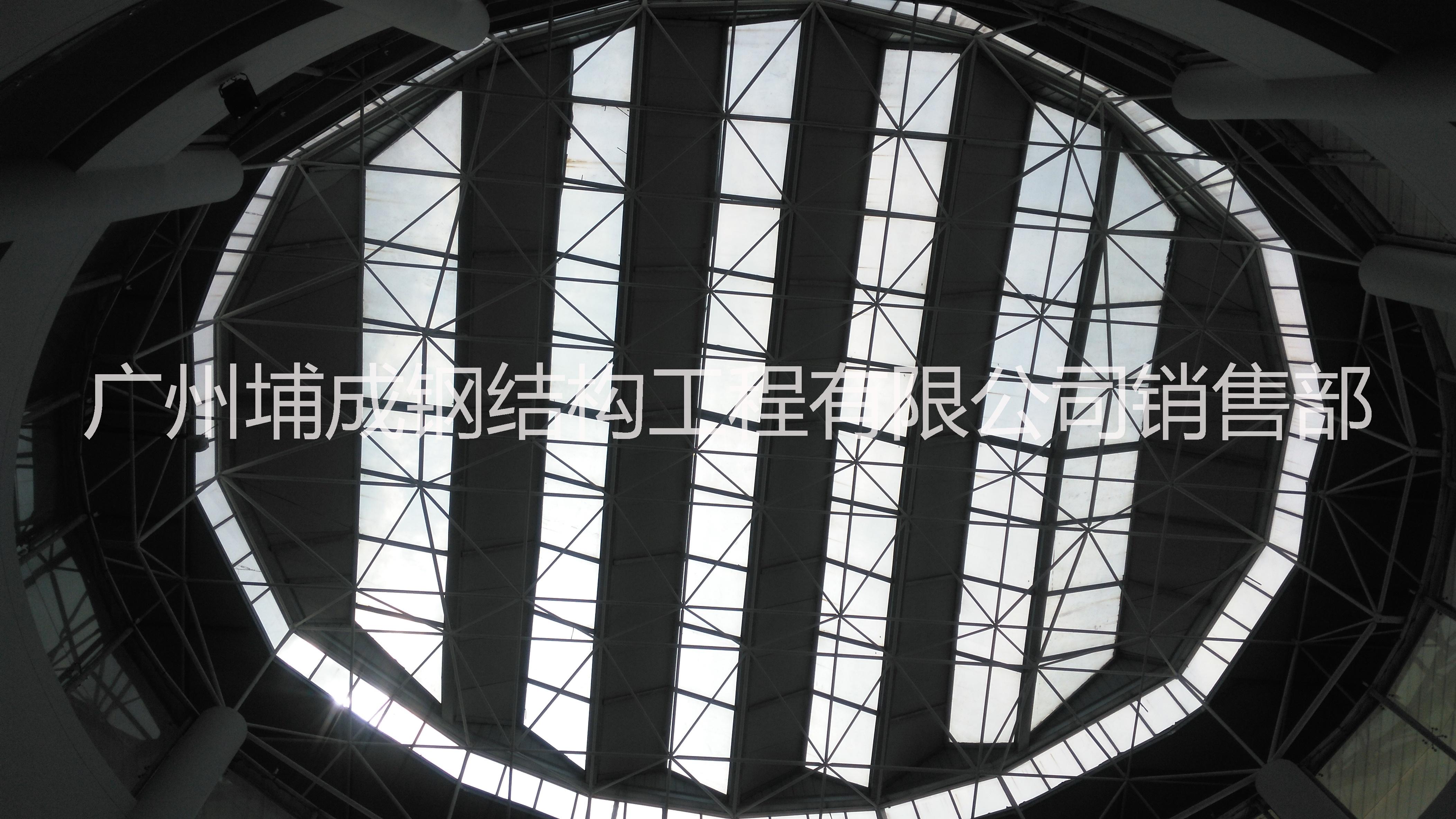0大跨度廣州采光玻璃頂工程,萬達(dá)玻璃頂施工、報(bào)價