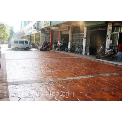 彩色混凝土印花地坪 彩色混凝土印花地坪價(jià)格 上海彩色混凝土印花地坪