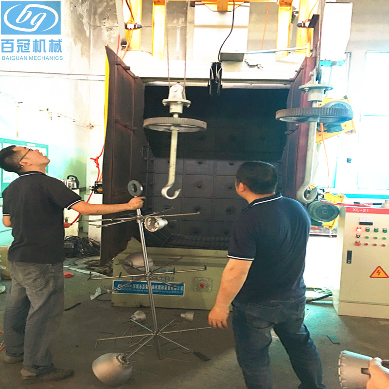 壓鑄件不銹鋼銅件噴丸機(jī)車架發(fā)動(dòng)電機(jī)打砂機(jī) 百冠供