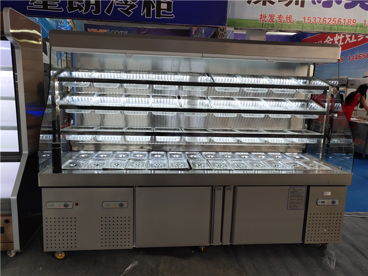 新鄉(xiāng)麻辣燙展示柜廠家 串串柜麻辣燙展示柜 點菜柜 保鮮柜定做