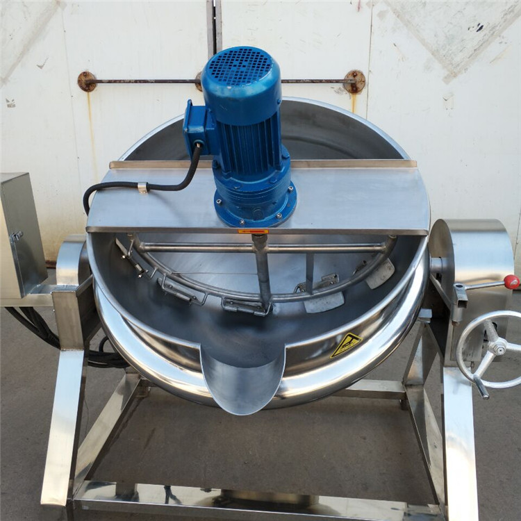 燃?xì)獯笮椭笕忮?醬料攪拌夾層鍋