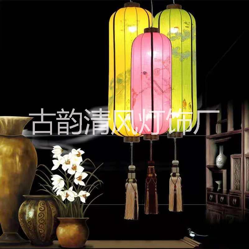 中山中式羊皮吊燈供貨商|茶樓過道客房臥室燈廠家|中國風(fēng)仿古羊皮中式吊燈廠家直銷