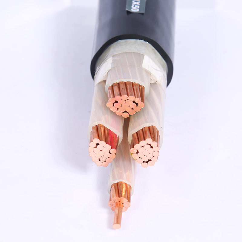 深圳市芯電纜廠家 金環宇電線電纜*YJV/VV 3*95+1*50平方三相四線硬銅電力電纜電源線 *4芯YJV電纜