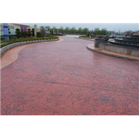 上海竟燁景觀工程有限公司 壓膜地坪價(jià)格 上海壓膜地坪施工