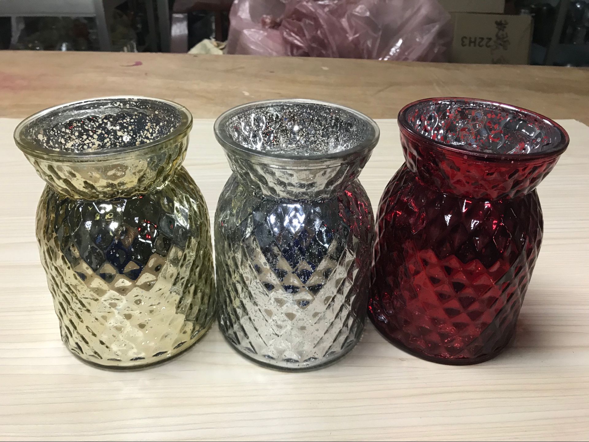 玻璃管電鍍銀雙色咬花