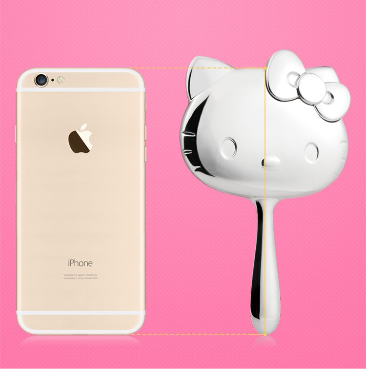 手柄鏡子定制，金屬鏡子制作，東莞化妝鏡生產(chǎn)廠