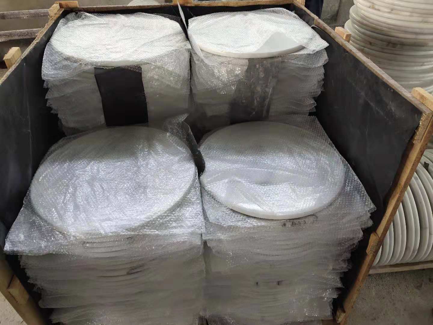 帶你認(rèn)識(shí)廣西大理石制品深灰色大理石圓盤底座